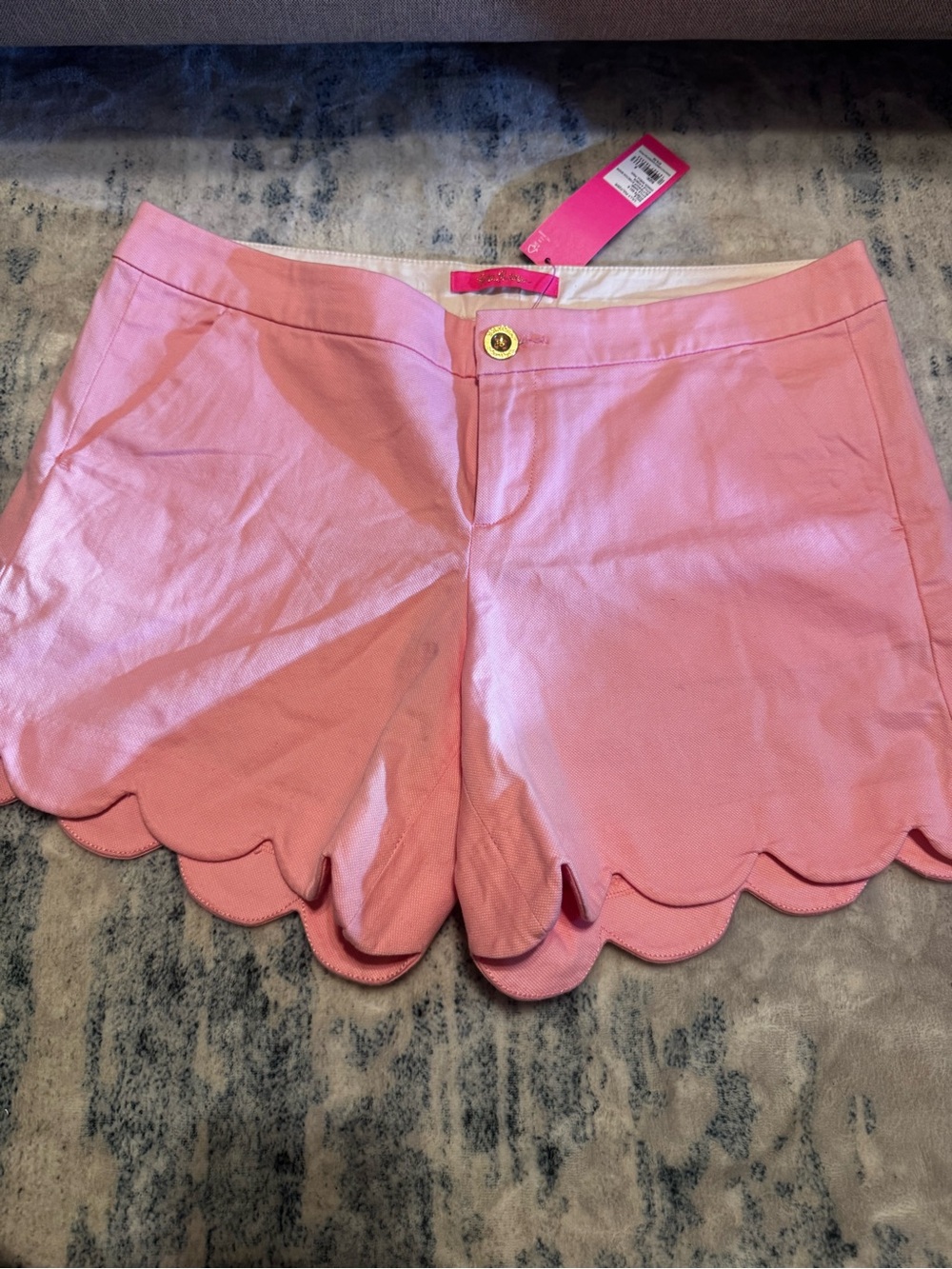 Lilly Pulitzer Pink Scallop Hem Shorts